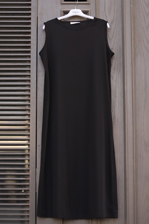 Pamuklu Astar Elbise Siyah