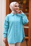 Jade Tesettür Gömlek Bebe Mavisi