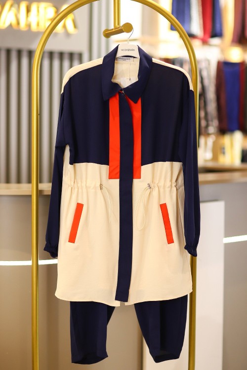 Linda Garnili Tesettür Takım