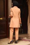 Blazer Ceketli Takım Latte