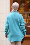 Jade Tesettür Gömlek Bebe Mavisi